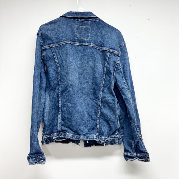 Levi’s Men's Trucker Denim Button Down Collared Jean Jacket Size Large - Picture 3 of 5